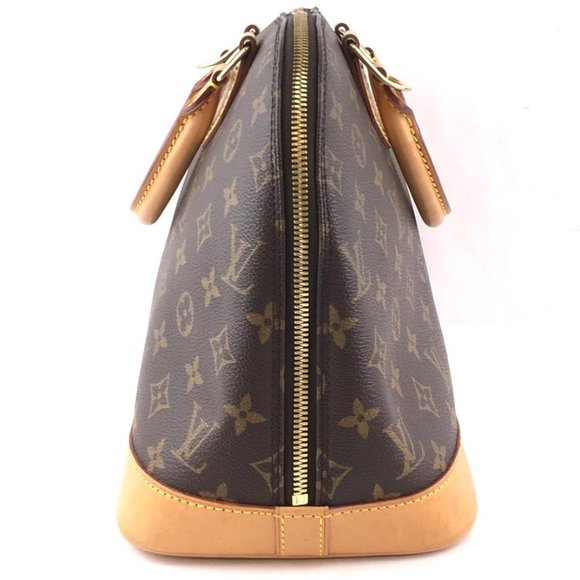 Louis Vuitton Alma Monogram Canvas Handbag Satchel - Picture 7 of 12